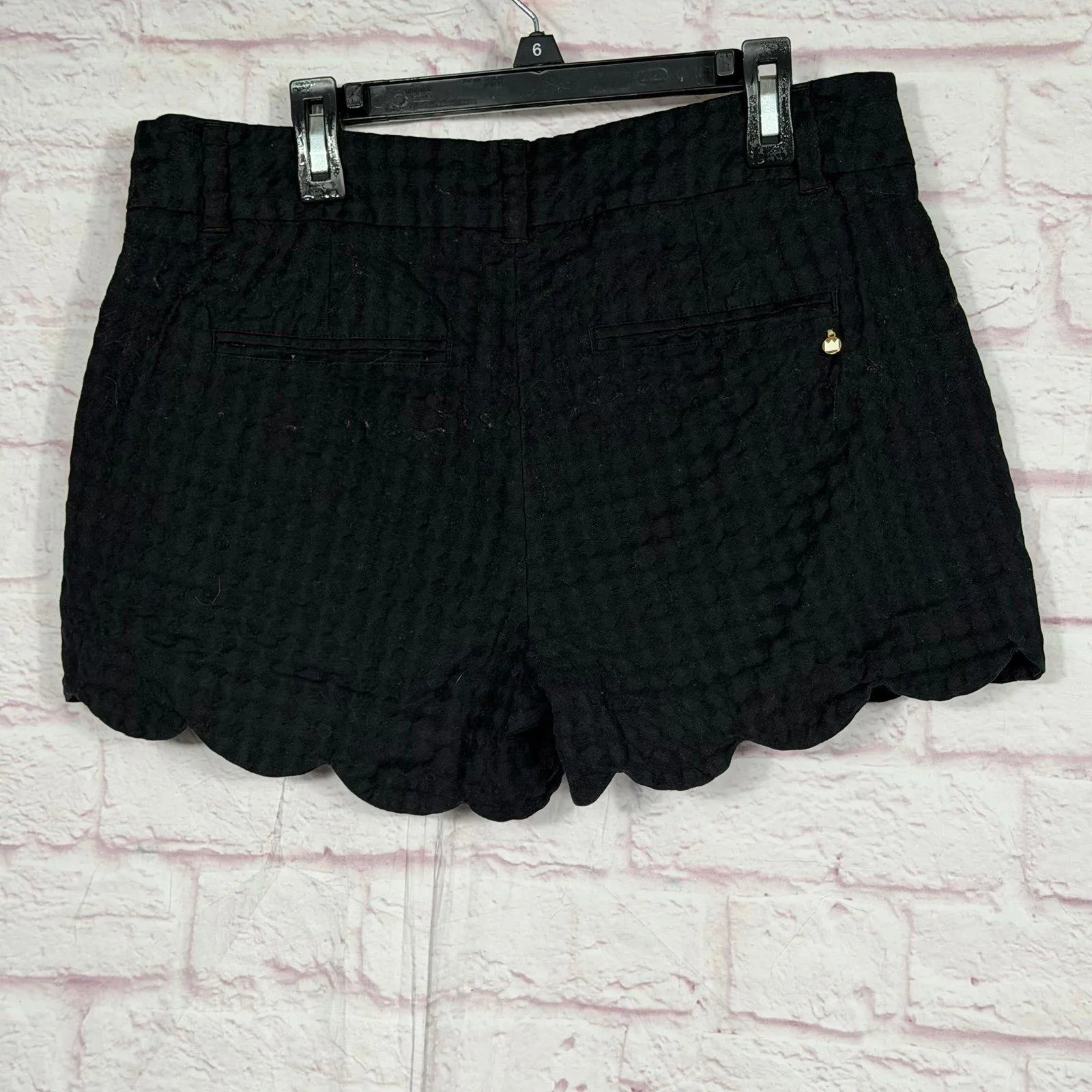 Crown & Ivy Shelby Scalloped Hem Shorts Size 6P - Image 5