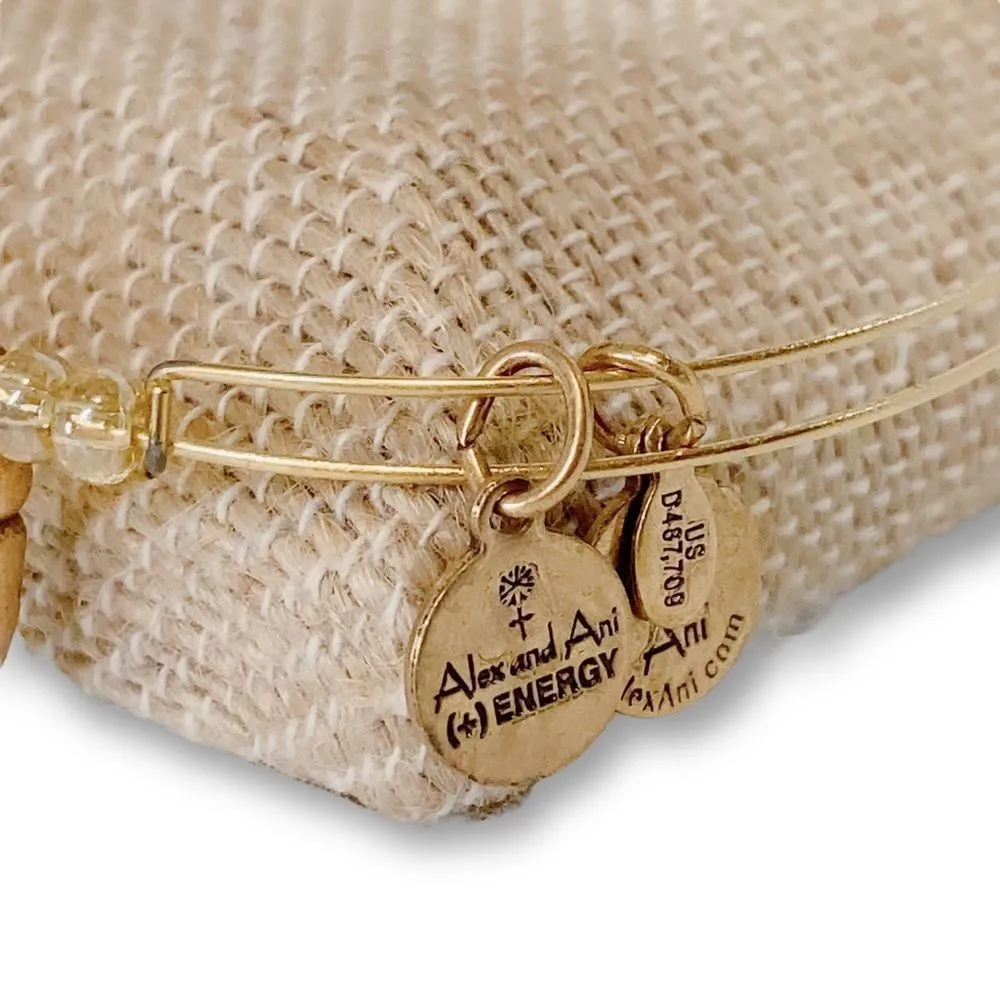 Alex & Ani Positive Energy Bangle Bracelet Amber - Image 2