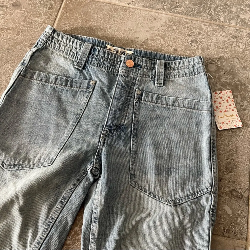 Free People Jeans High Hopes Rebel Rouser Cutoff Denim Shorts Size 24 New w/Tag - Image 7