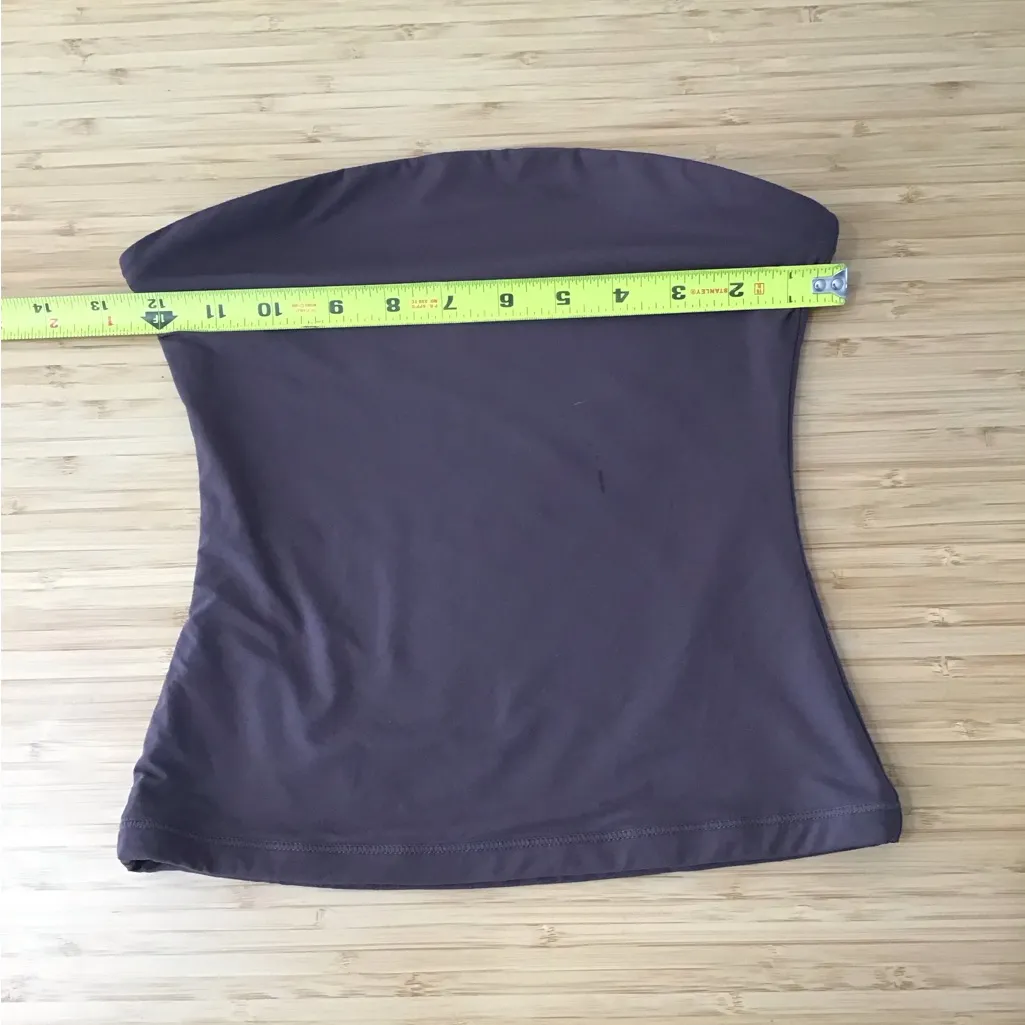Brown Fitted Strapless Tank Top Size XS - Image 4
