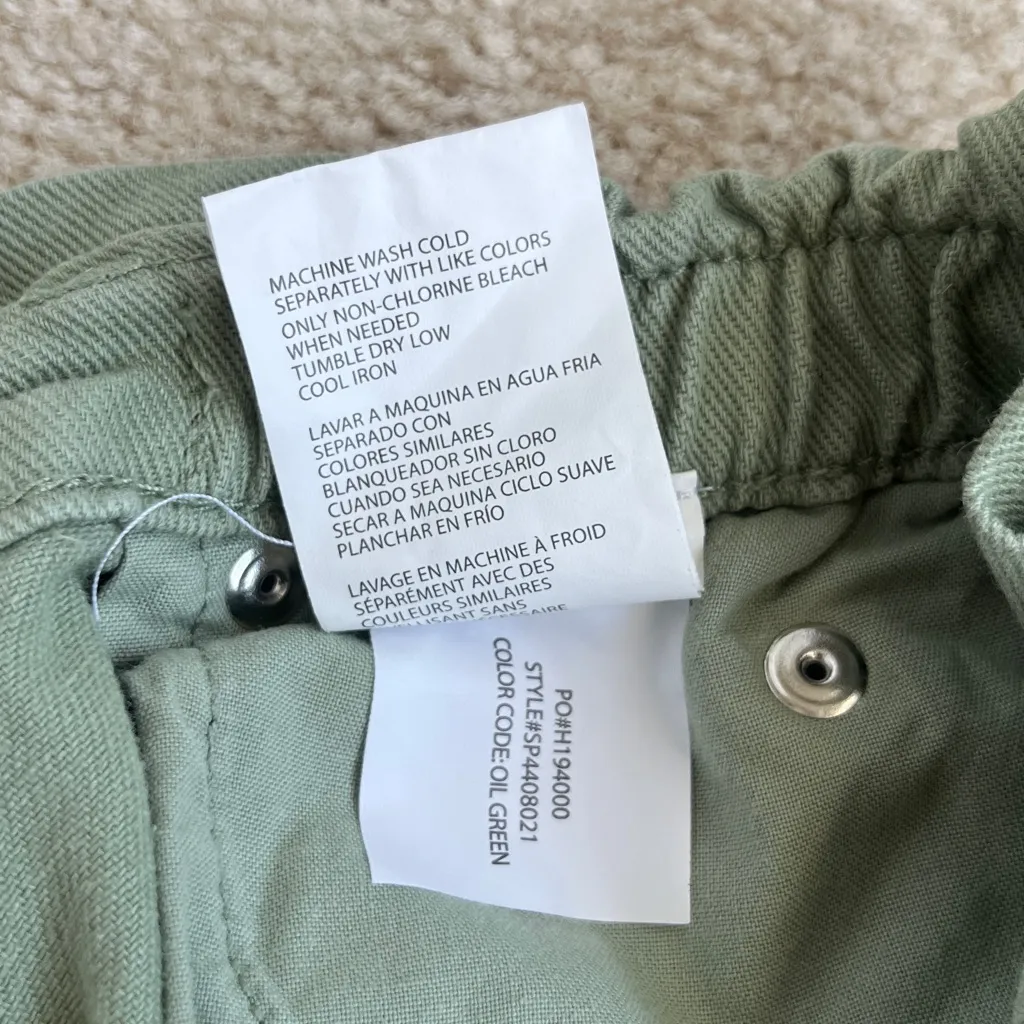 O'Neill Tasia Denim Shorts in Oil Green Women's Medium - Image 10