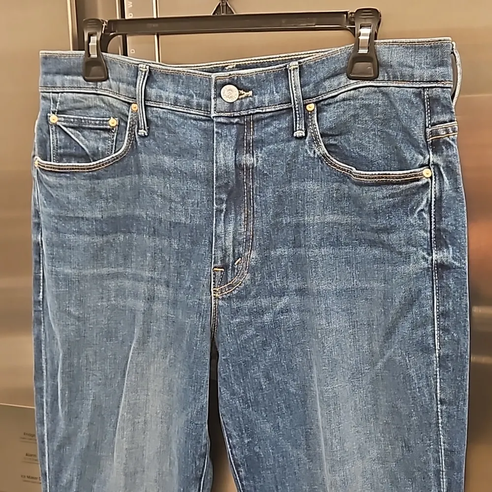 💕MOTHER SUPERIOR💕 The Weekender Flare Jeans ~ It's A Small World 33 NWOT - Image 14