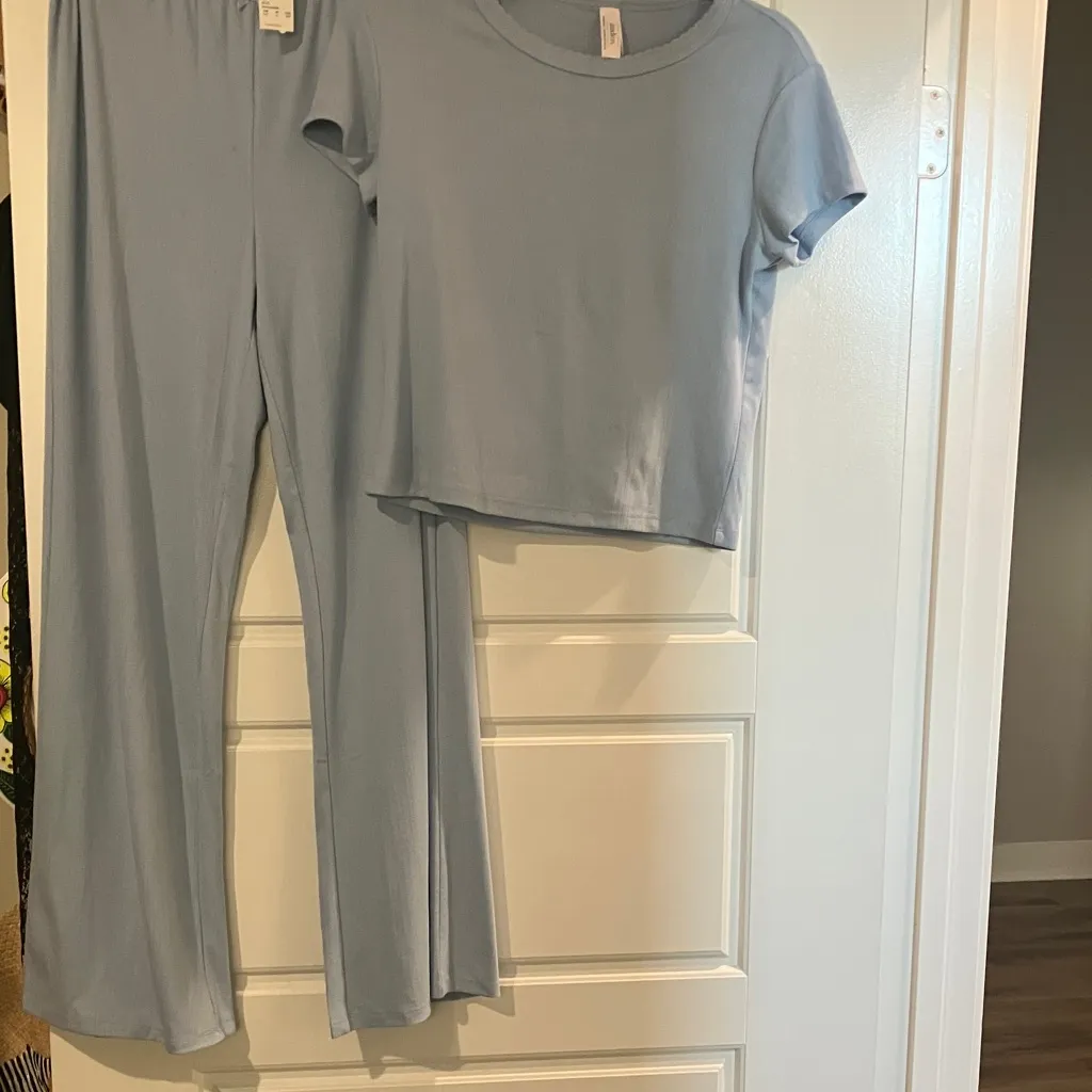 Auden Light Blue Pajama Set Size undefined - Image 2