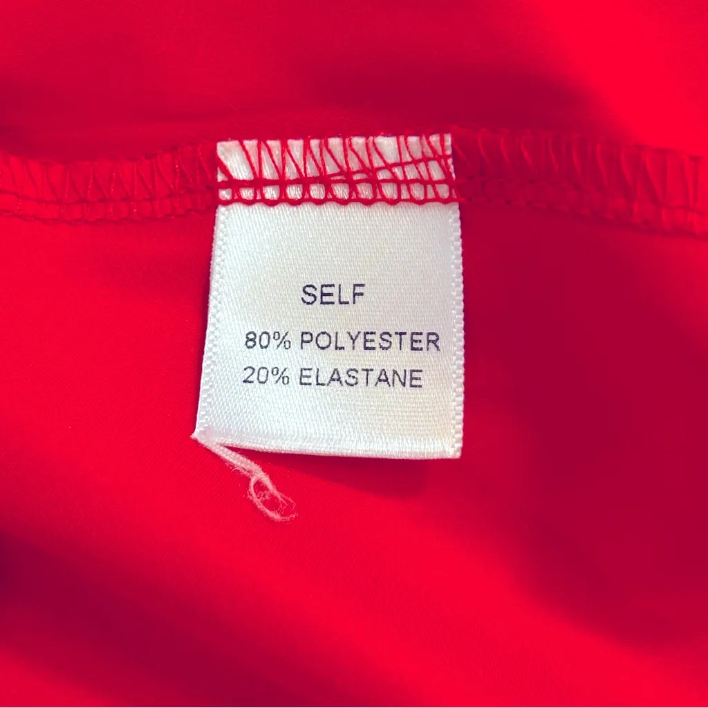 The House of Retro London Red Satin Slip Dress Size undefined - Image 7