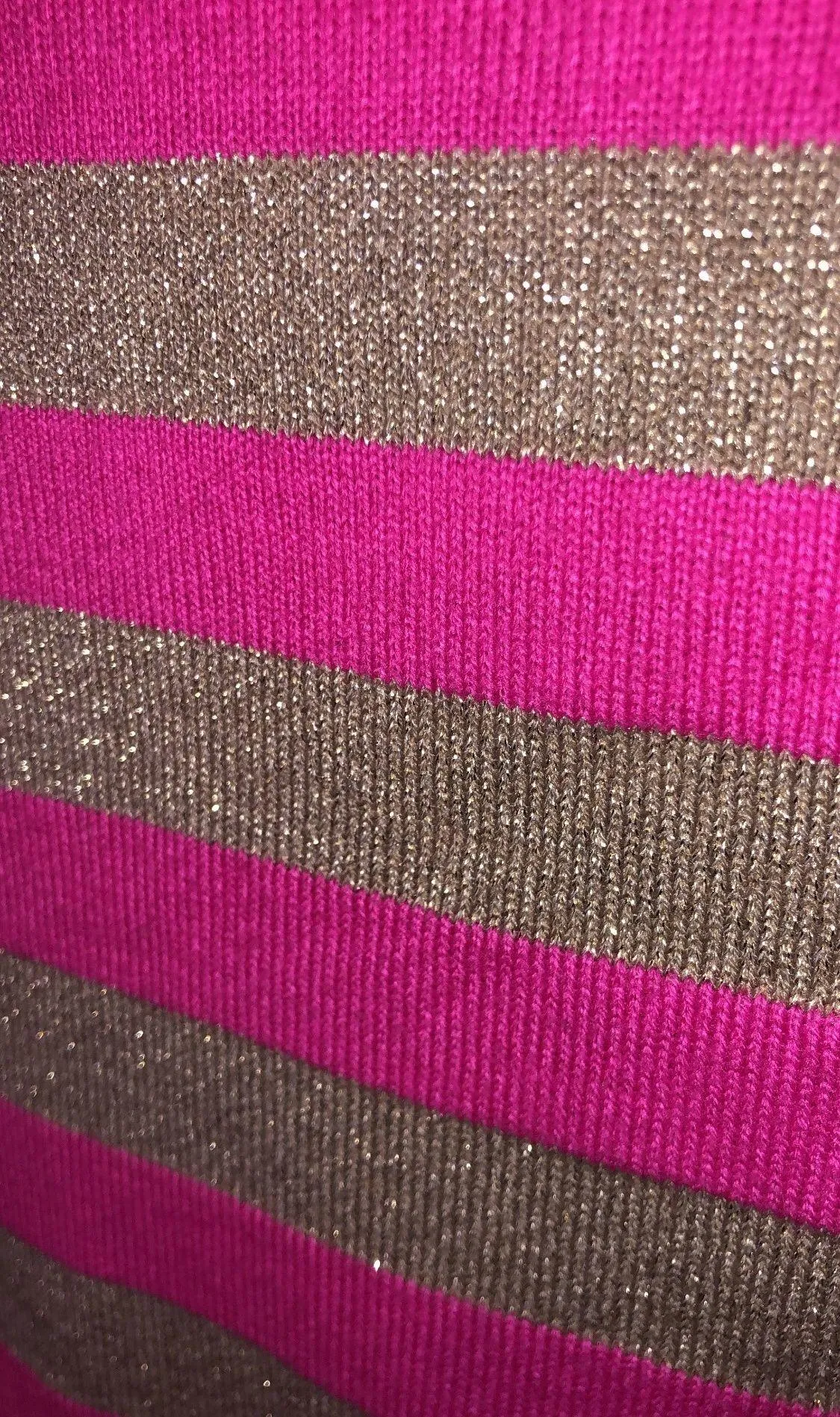 Pink strips Sweater with beanie XS - Image 5