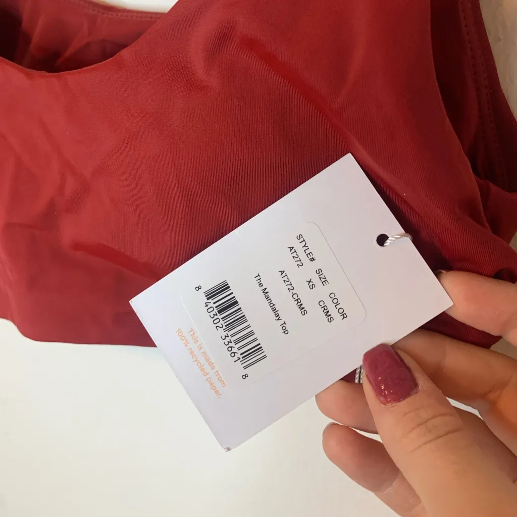 ANDIE NWT  SWIM THE MANDALAY BIKINI TOP - Image 5