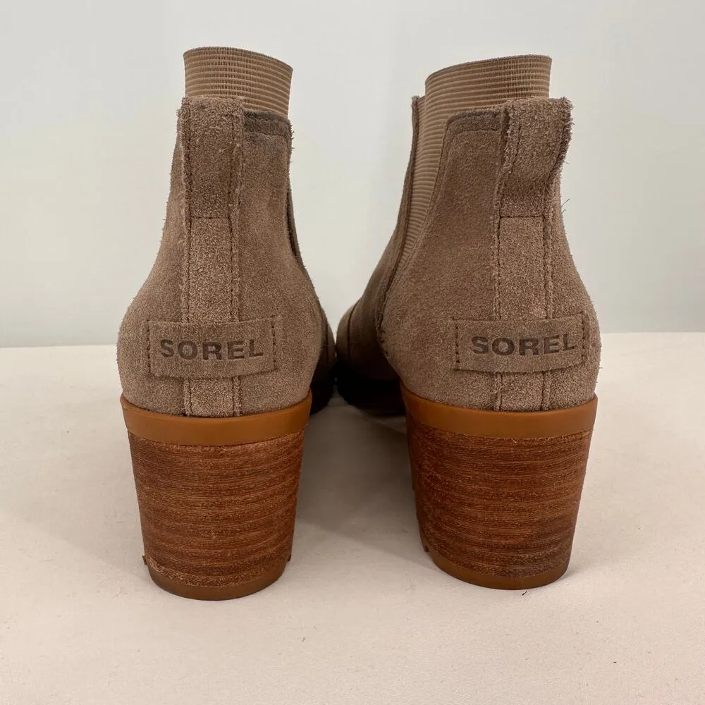 Sorel Women's Chelsea Harlow Cate Leather Suede Booties Size 11 - Image 9