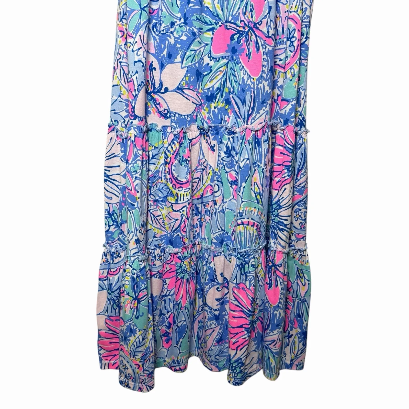 Lilly Pulitzer Womens Loro Swing Mini Dress L Pop Up Got Your Back Resort Cotton - Image 9