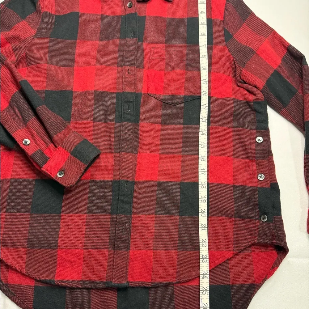 Madewell Red and Black Button‎ Down Shirt - Image 6