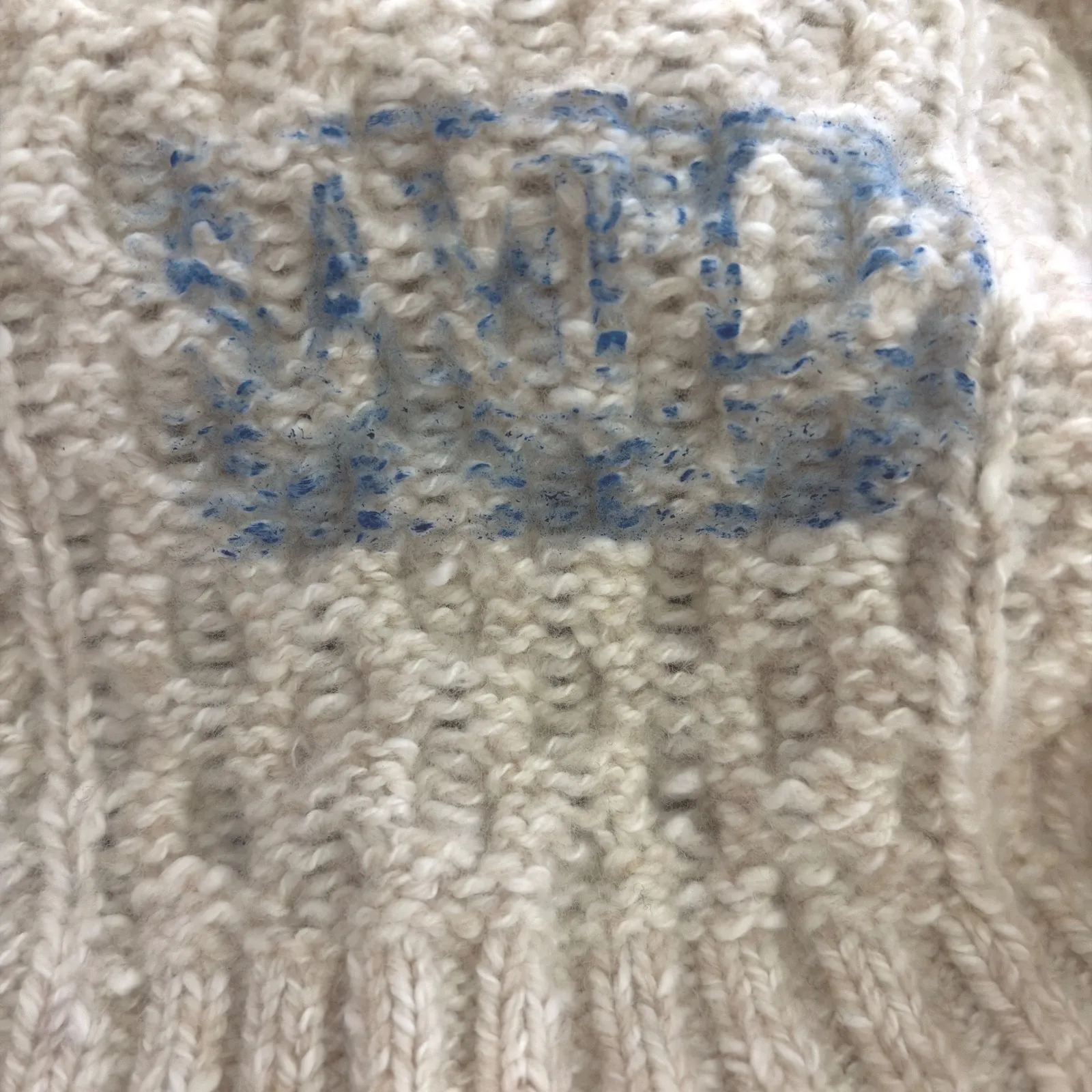 Polo Ralph Lauren Cable Knit Fair Isle Wool Sweater XS Nordic Sample Rare - Image 9