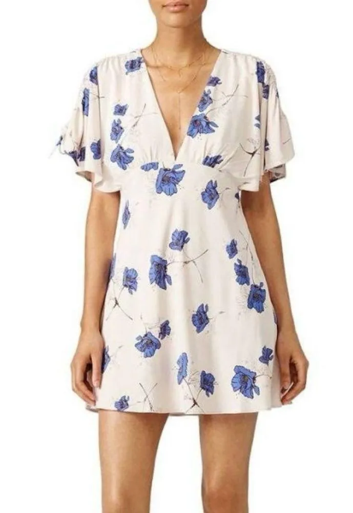 Free People Drapey Melanie dress in Pearl Combo - Image 6