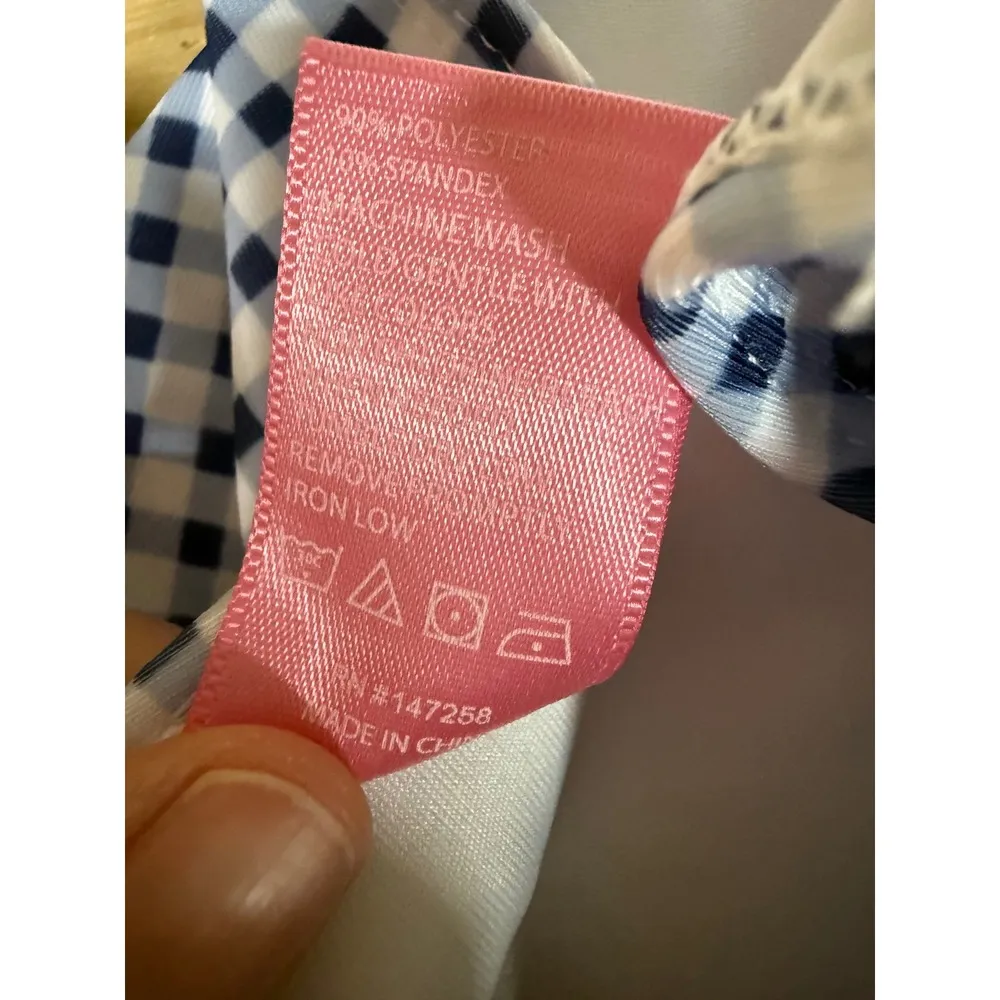 Simply Southern Gingham Plaid Blue Bathing Suit Bottoms NWOT Size XXL Swim - Image 6