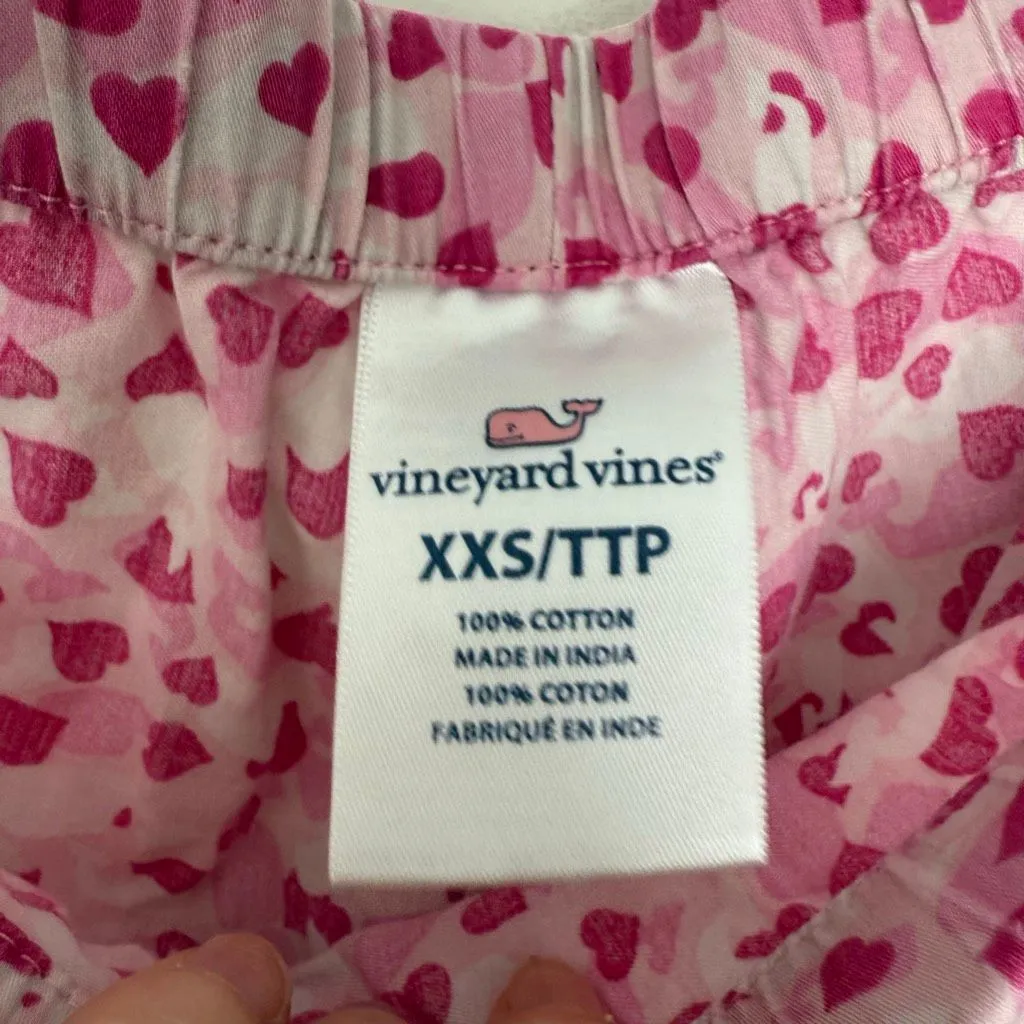 Vineyard Vines Women’s XXS Valentines Day Heart Whale Pajama Pants - Image 2