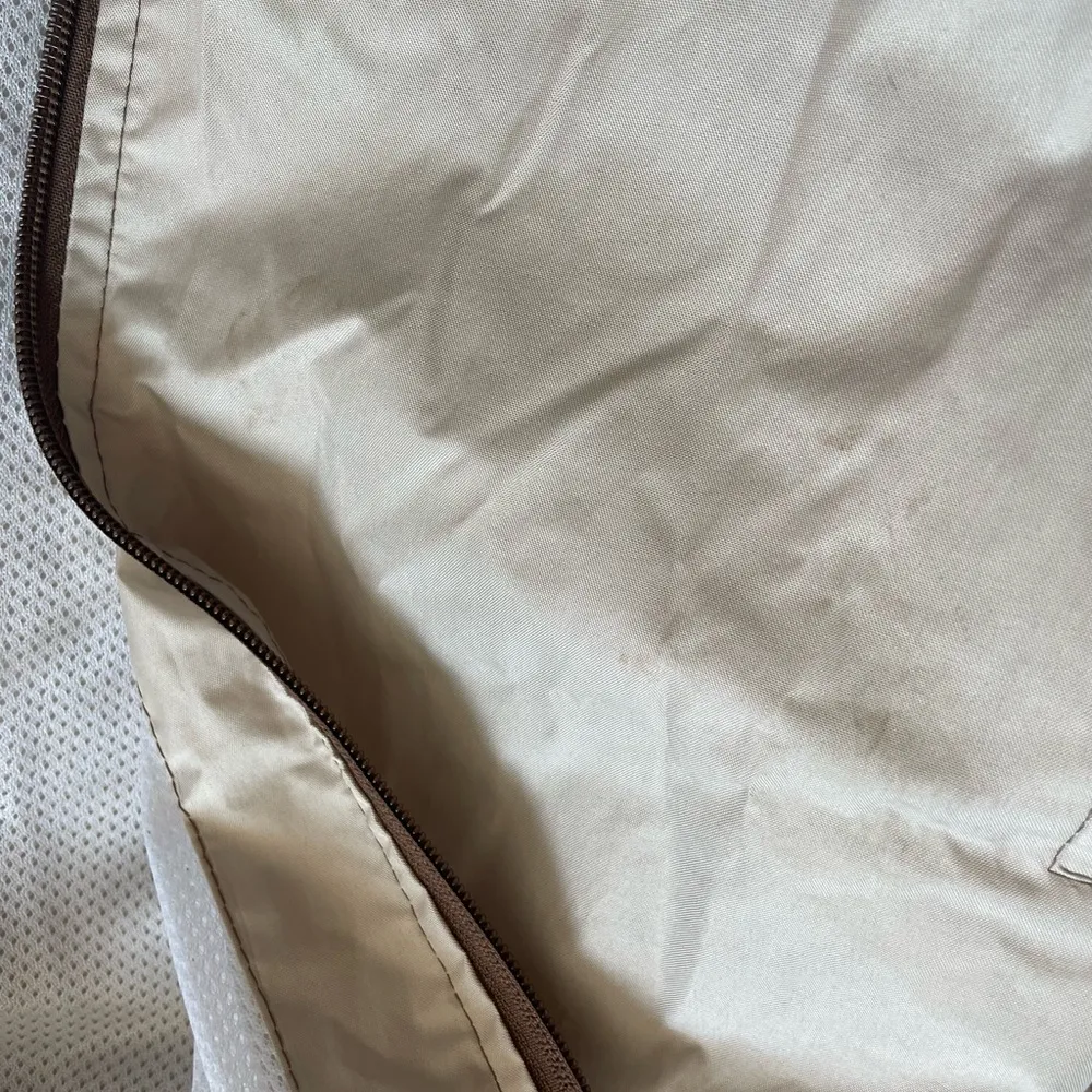 Zion National Park Utah khaki colored rain jacket mesh lined National Parks Brown Size XL - Image 3