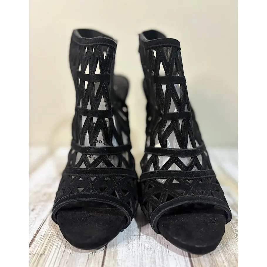 Steve Madden Bootie Style Open Toe Stiletto Heels Size 9M - Image 2