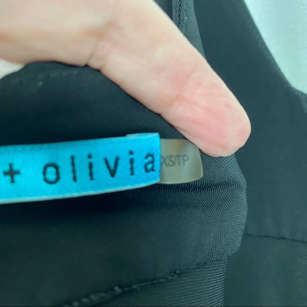 Alice&Olivia Black Drape Romper Sz.XS - Image 8