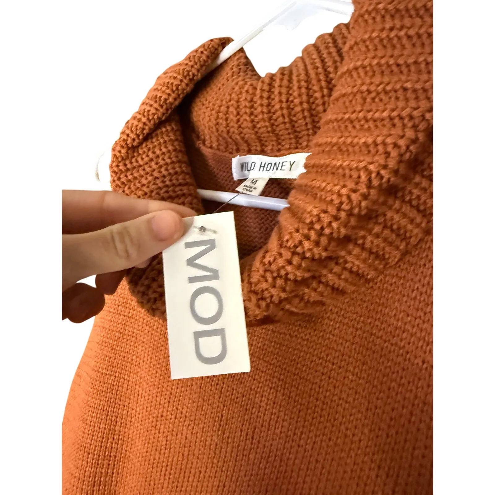 Wild Honey turtleneck sweater tank - Image 3