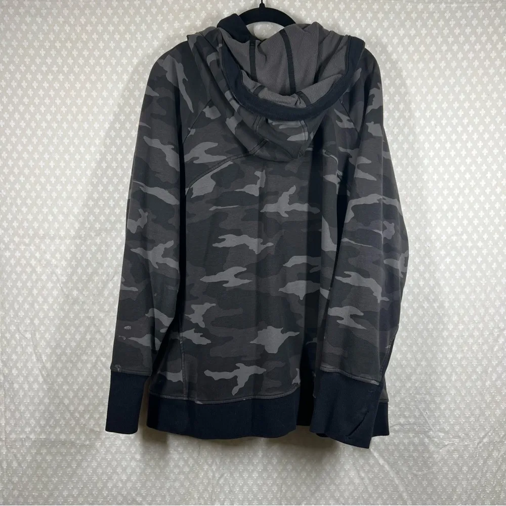 Athleta‎ Black Camo Triumph Printed Hooded Jacket - Image 7