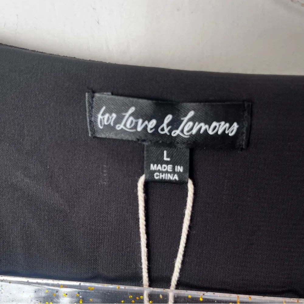 Tamera Black Velvet Long Sleeve Rosette Mini Dress L NWT - Image 9