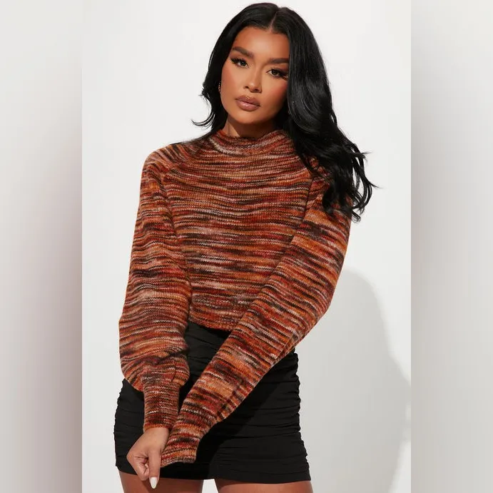 Knitted open back sweater - Image 4