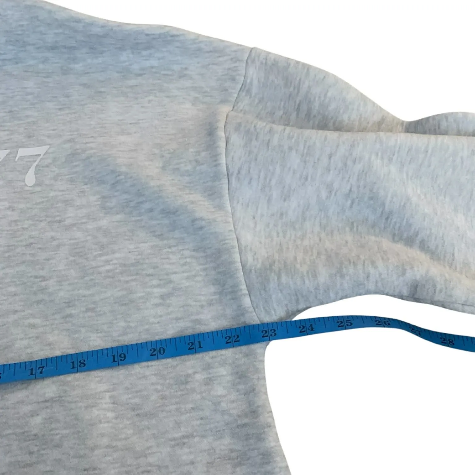 ​Princess Polly 777 Angel Number Grey Oversized Hoodie Fleece Pullover Jumper - Image 7