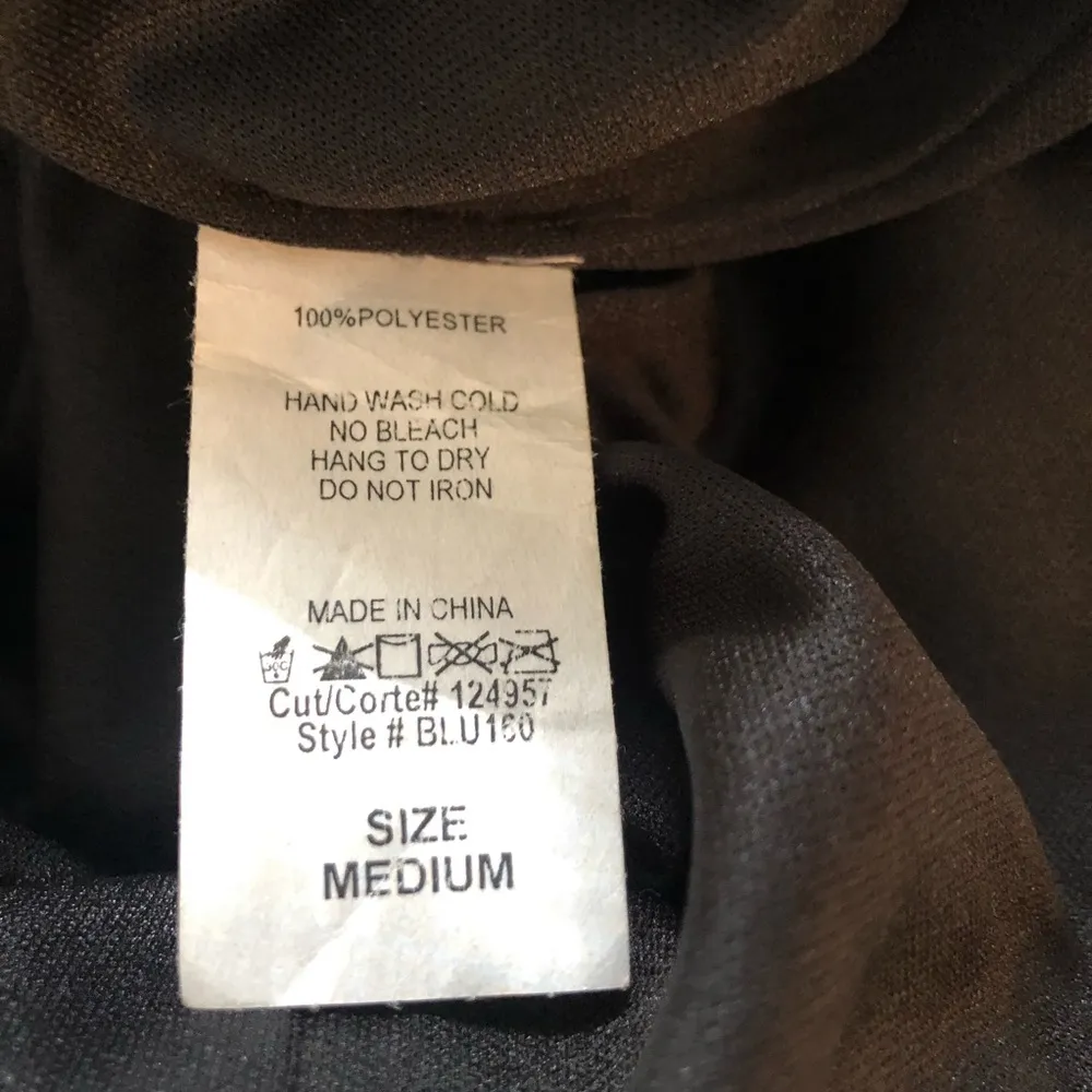 Etiquette Boutique Rhinestone Spaghetti Strap Black Tank Top M NWT - Image 5