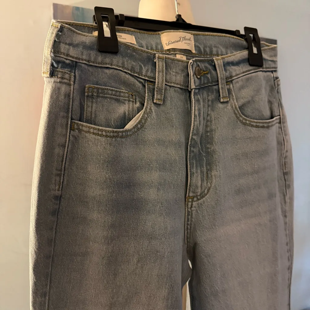 Universal Thread High Rise Flare Blue Jeans, Size 2 Regular - Image 4