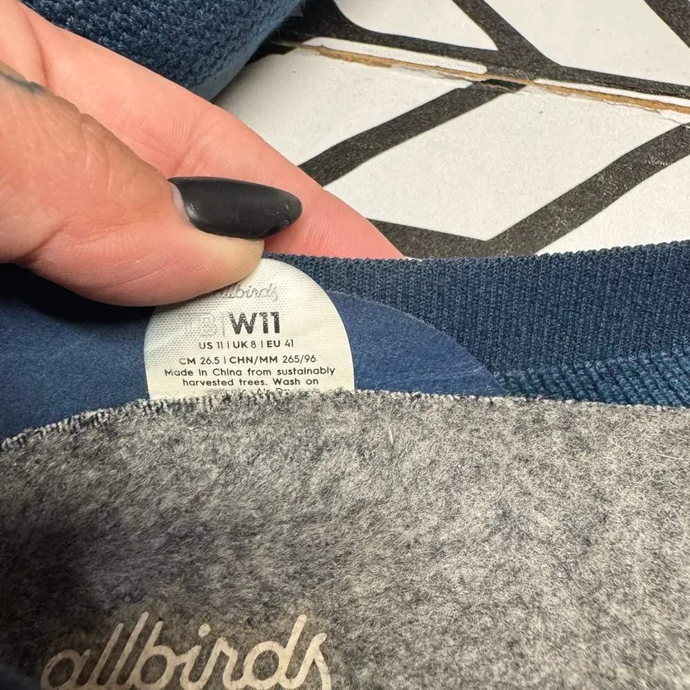 Allbirds Women's Tree Breezers Blue Flats size 11 - Image 6