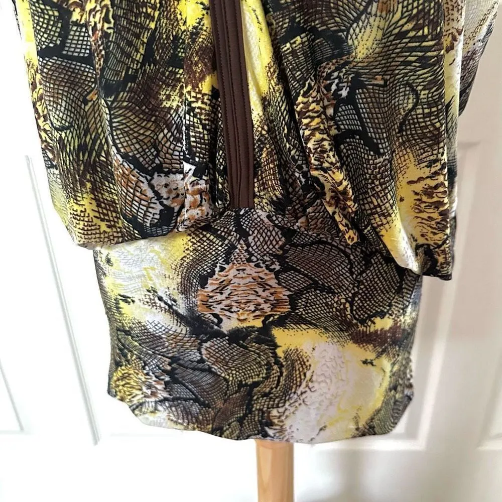 Savee laguna Golden Snake dress size Small NWT - Image 11