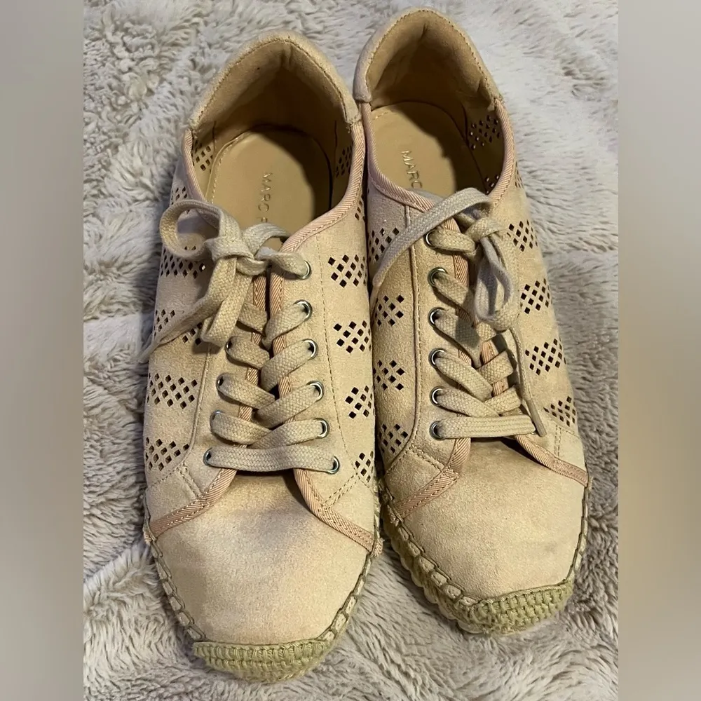 Baila light pink espadrille sneakers size 7.5 - Image 2