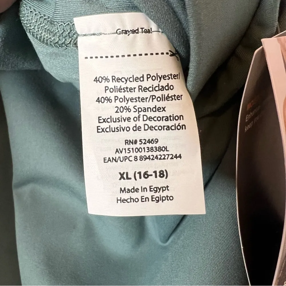 AVIA Tennis Skort Women’s XL Grayed Teal Pickleball Active Wear Performance NWT! - Image 5