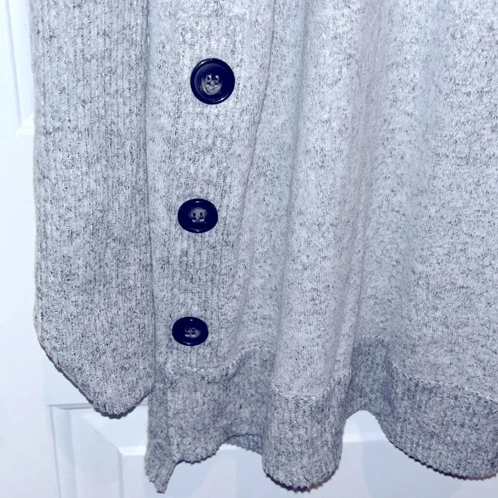 ALYX Heather Grey Crossdye Fuzz top Gray Size XL - Image 4