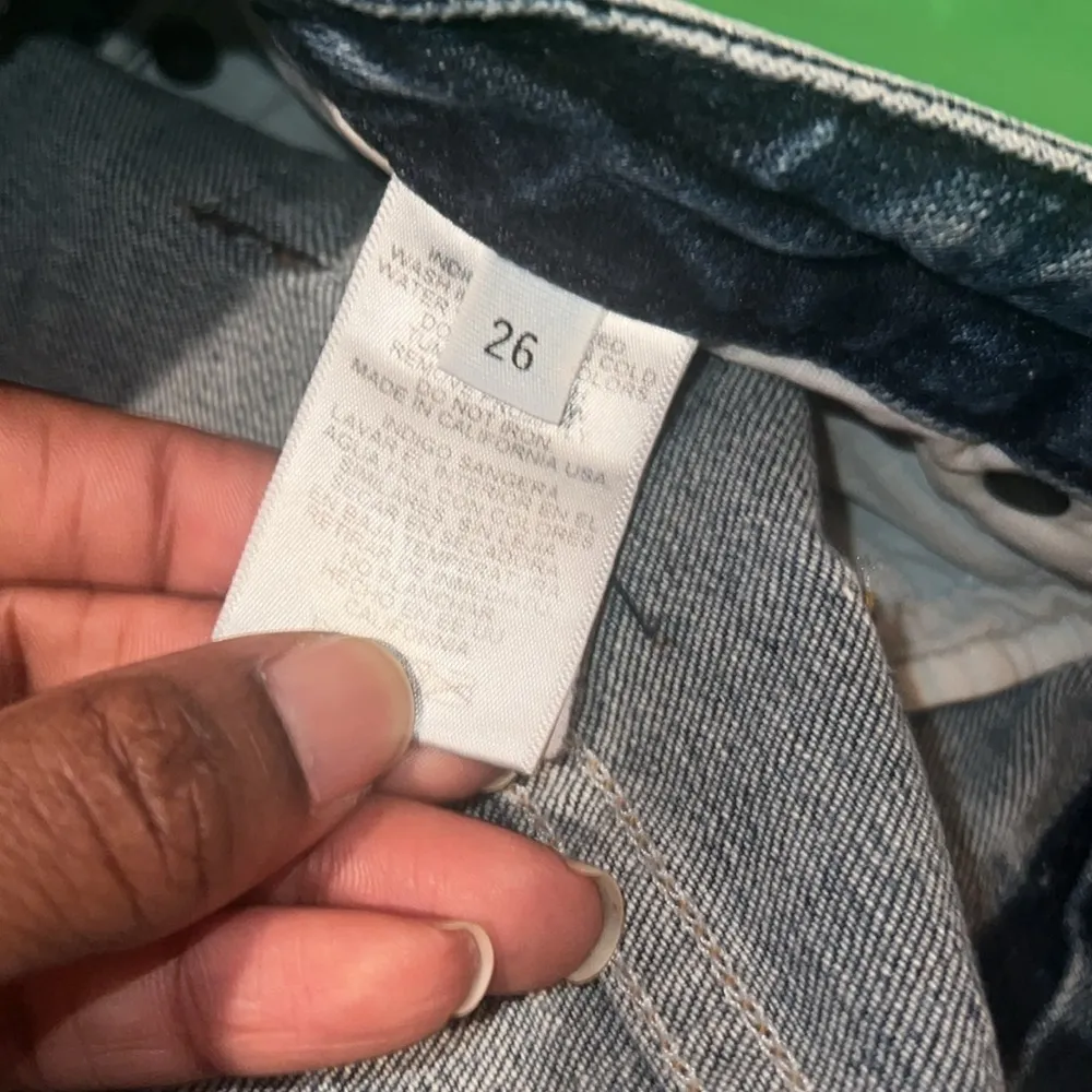 REVOLVE Father’s Daughter High Rise Riley Denim Distressed Skirt size 26 - Image 8