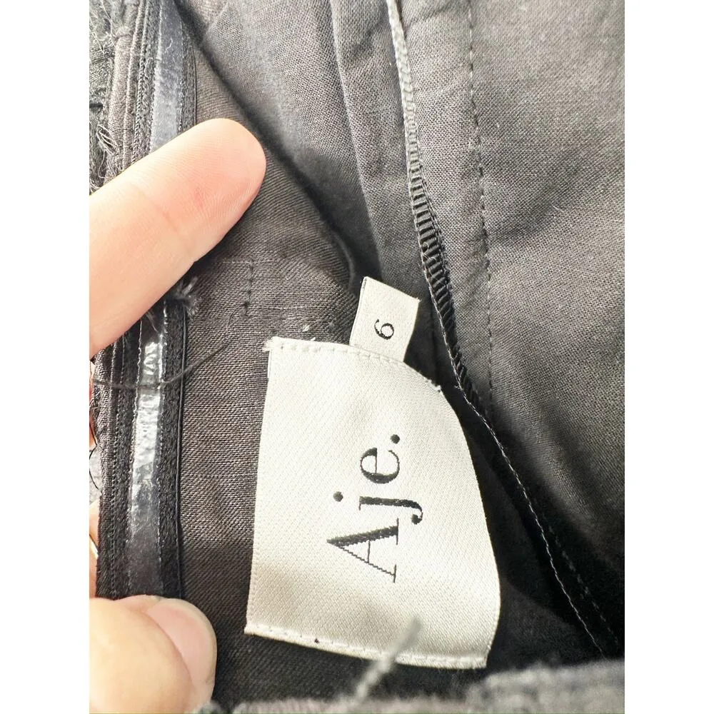 Aje Hybrid Pleated Linen Blend Strapless A - Image 5