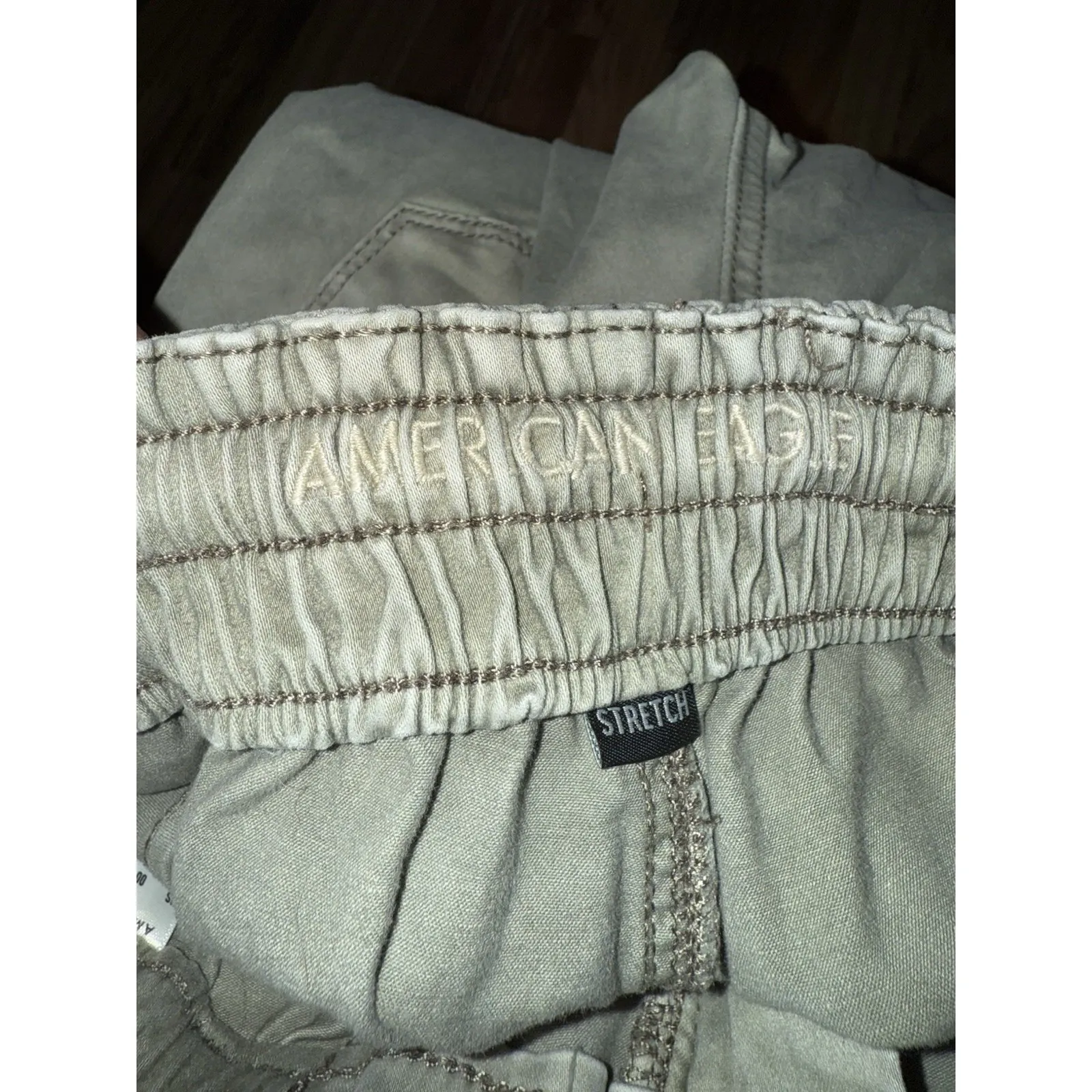 American‎ Eagle Women's Sz 00 Reg Olive Green Pants Jeggings - Image 4