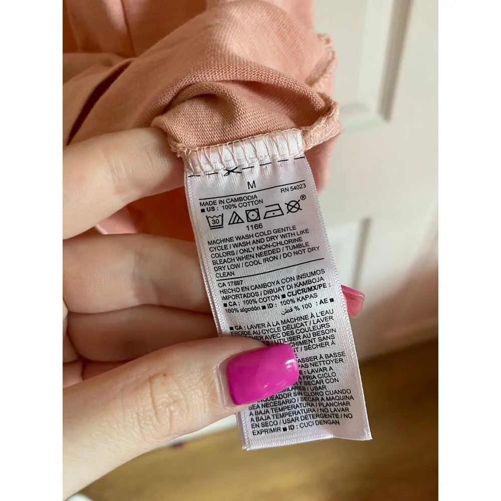 NWT Old Navy medium light pink tshirt dress casual comfy - Image 6