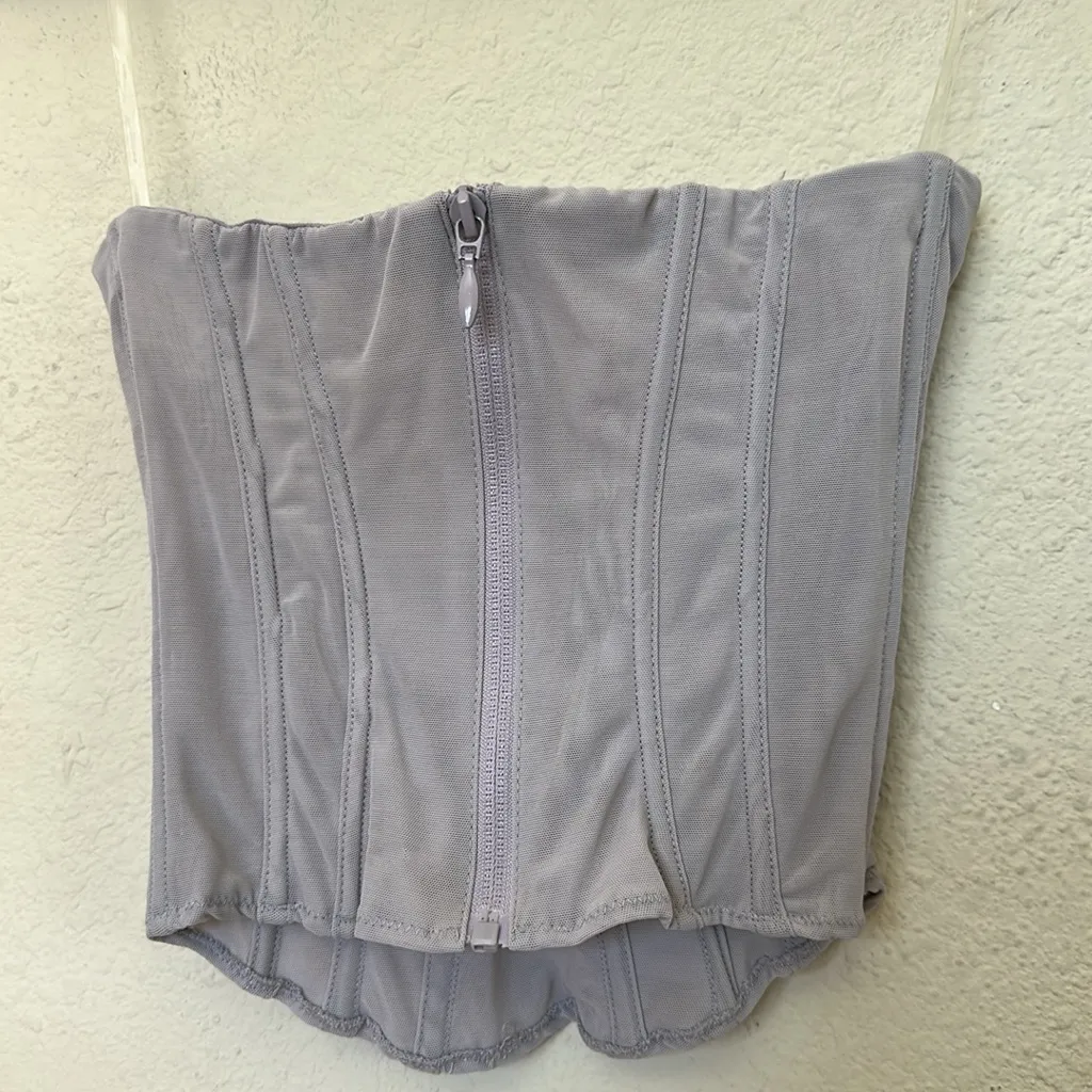 House of Cb Demo Demi Grey Underwired Corset NWOT size‎ XS - Image 10
