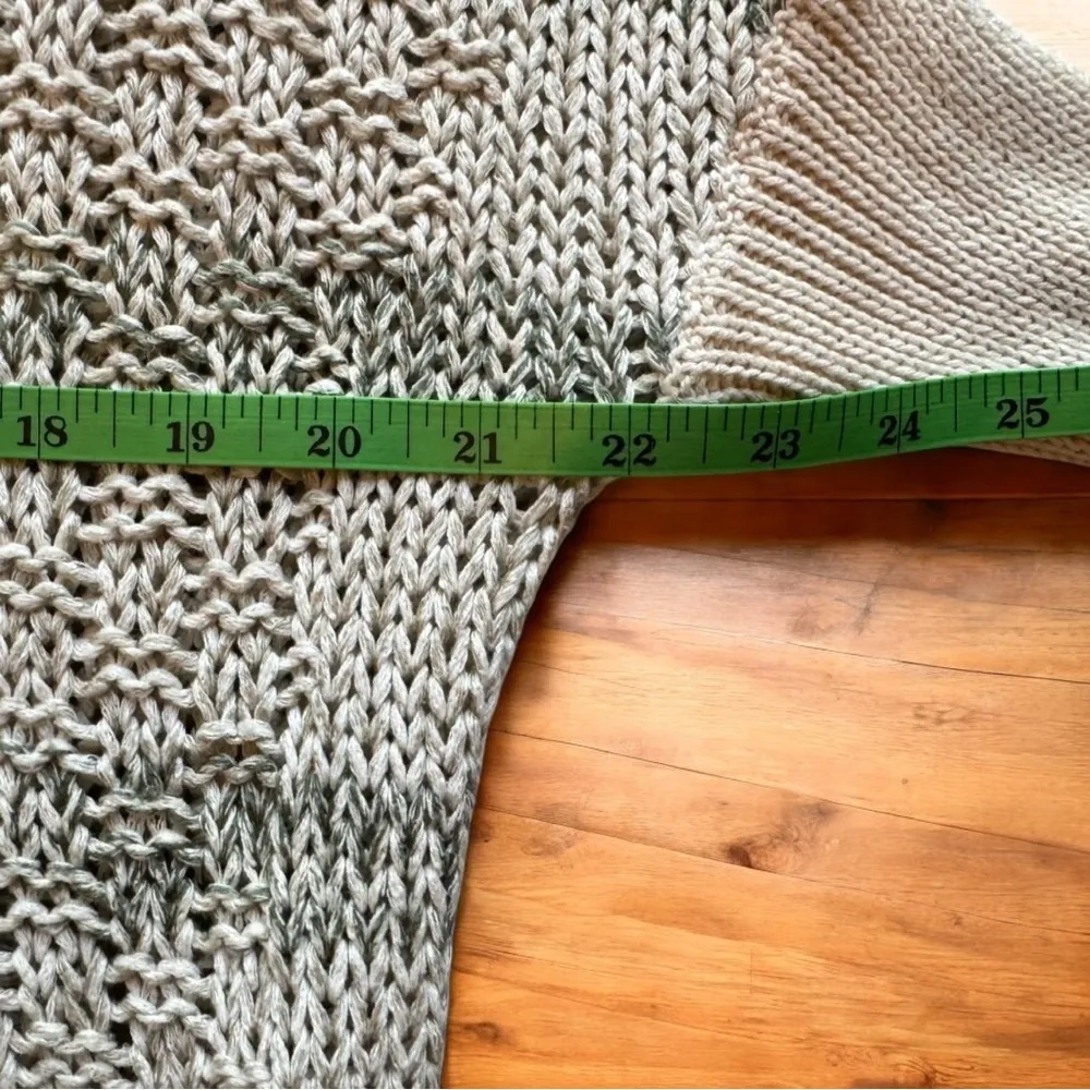 FREE PEOPLE Slubby Striped Pullover Sweater – Sea Mist – Size S - Image 12