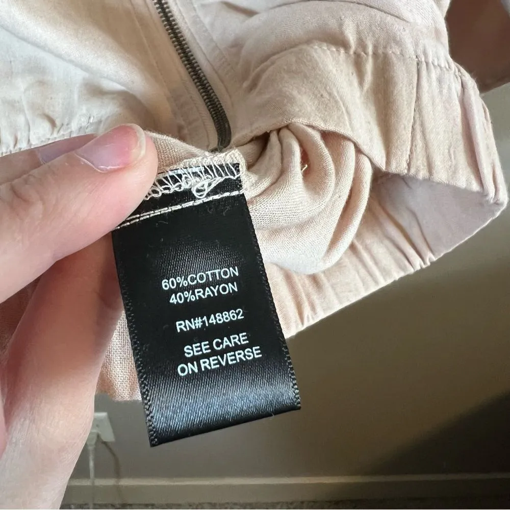 ✨ Torrid Cream Dual Fold Zip Front Cropped Jacket 4X NWT - Image 9