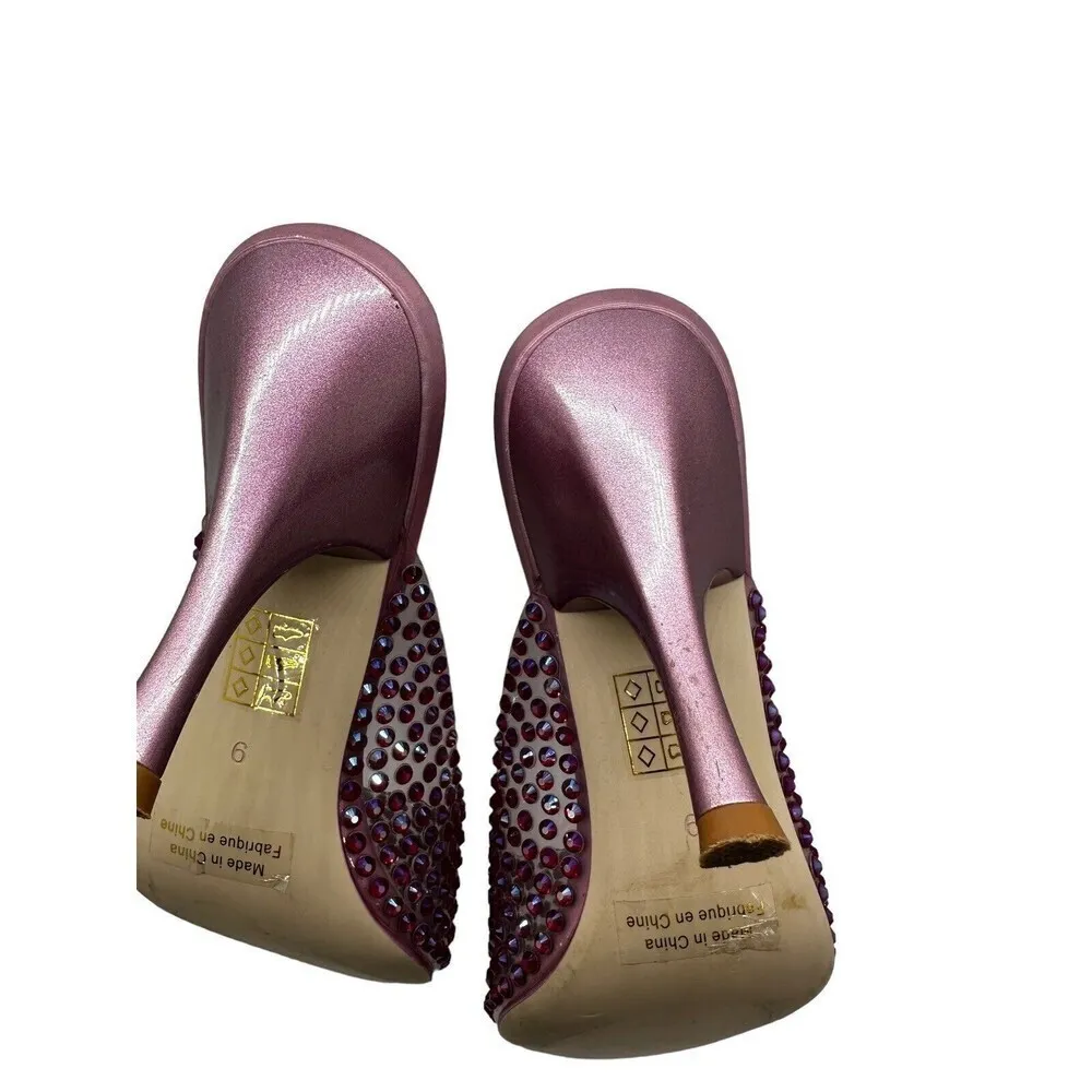 Jeffrey Campbell Romantiq Pumps in Pink Iridescent Clear 9   Womens - Image 11
