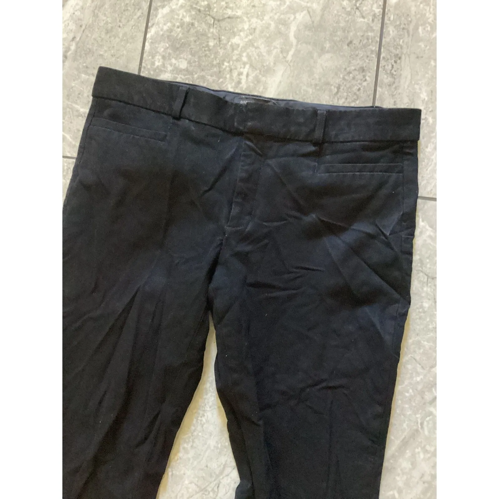 Banana Republic Pants Womens 8 Black Sloan Slim Ankle Office Dress Stretch - Image 2