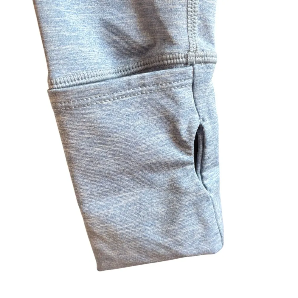 GAP Gray Fitted Long Sleeve Polo Top size S - Image 4