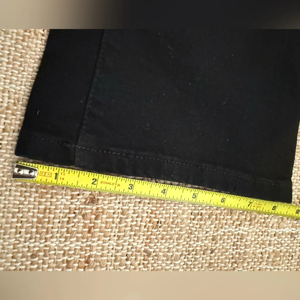 Zara Black Jeans Stretch High Rise Boot Cut Flare size 4 - Image 8