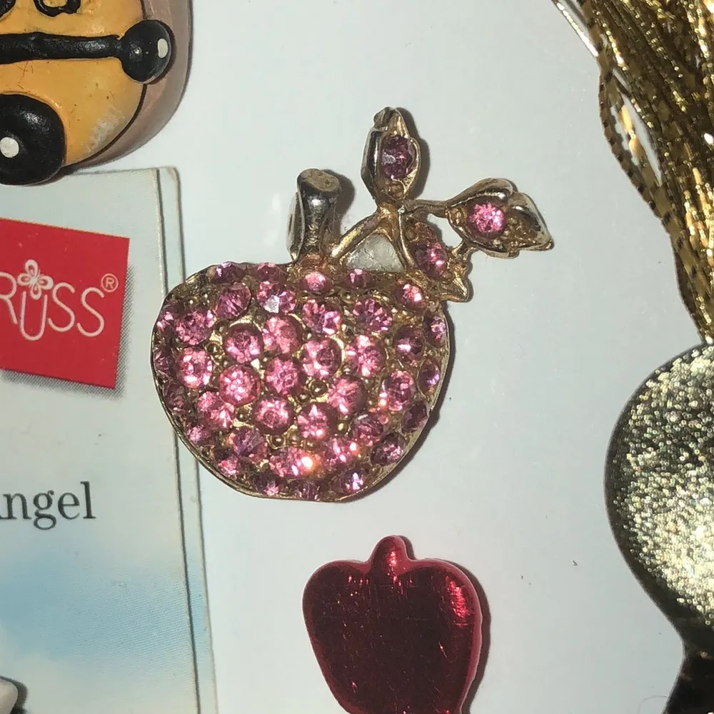 Lot of 5 Teacher School Apple Teacher Appreciation Brooches Pins - Image 6