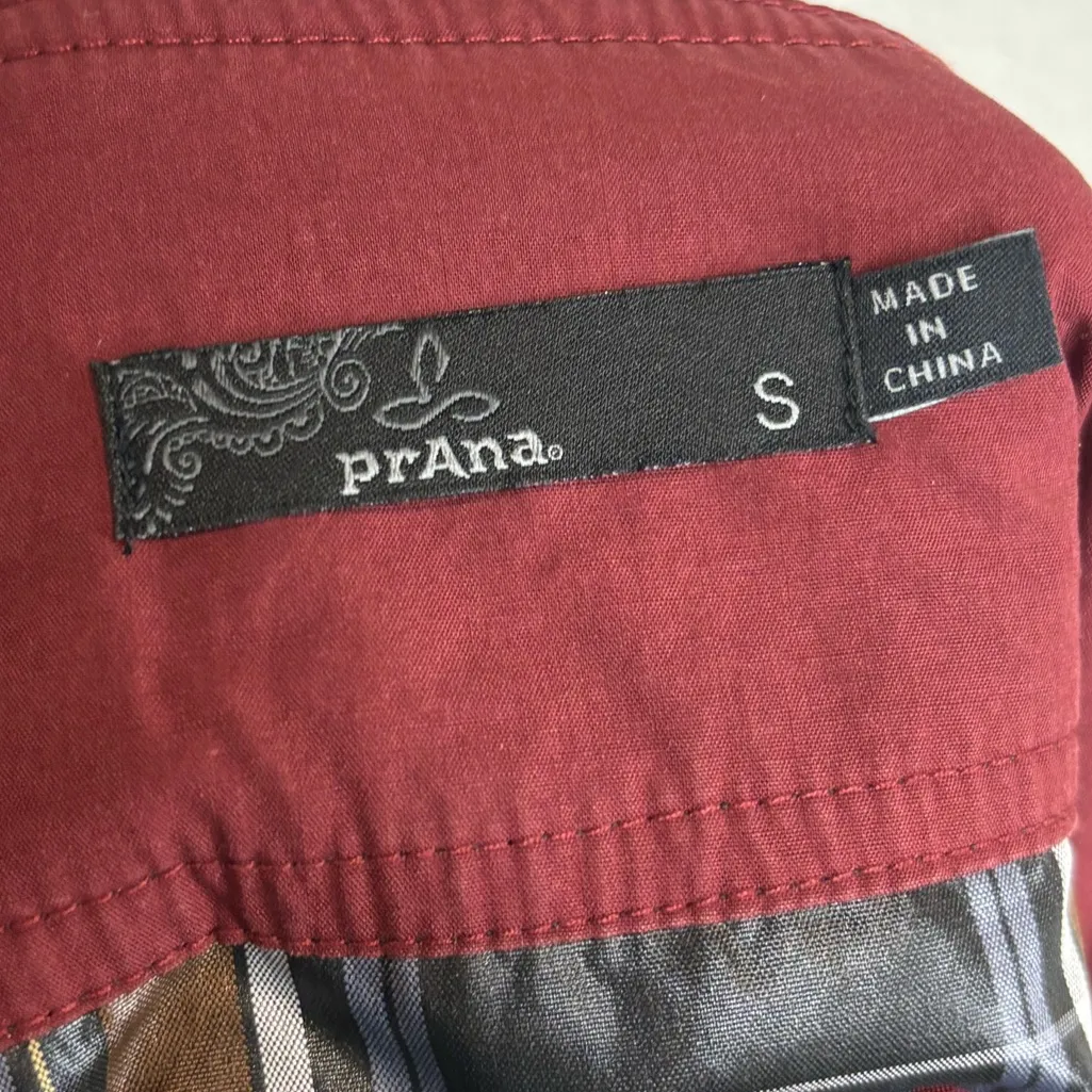 Prana Woman’s Gray Coal Wool Blend Quincy Mini Tweed Wrap Skirt Size Small - Image 6