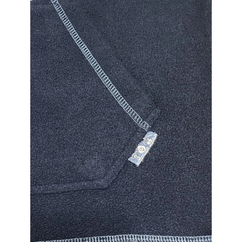 Pooh 100 Acre Collection‎ Hooded Pull Over Fleece Sweatshirt Jacket Size Small Blue - Image 9