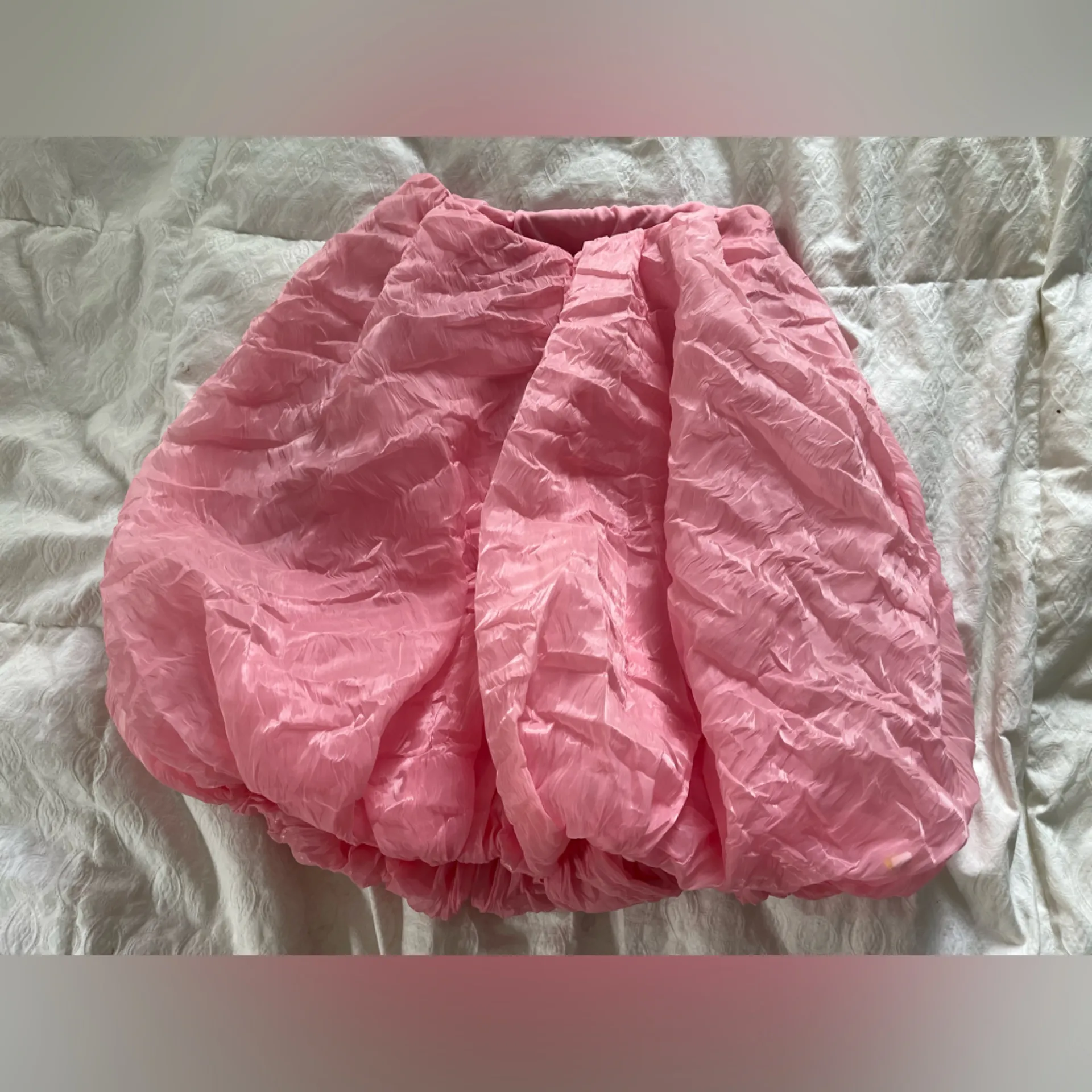 Zara Pink puffy Skirt - Image 11