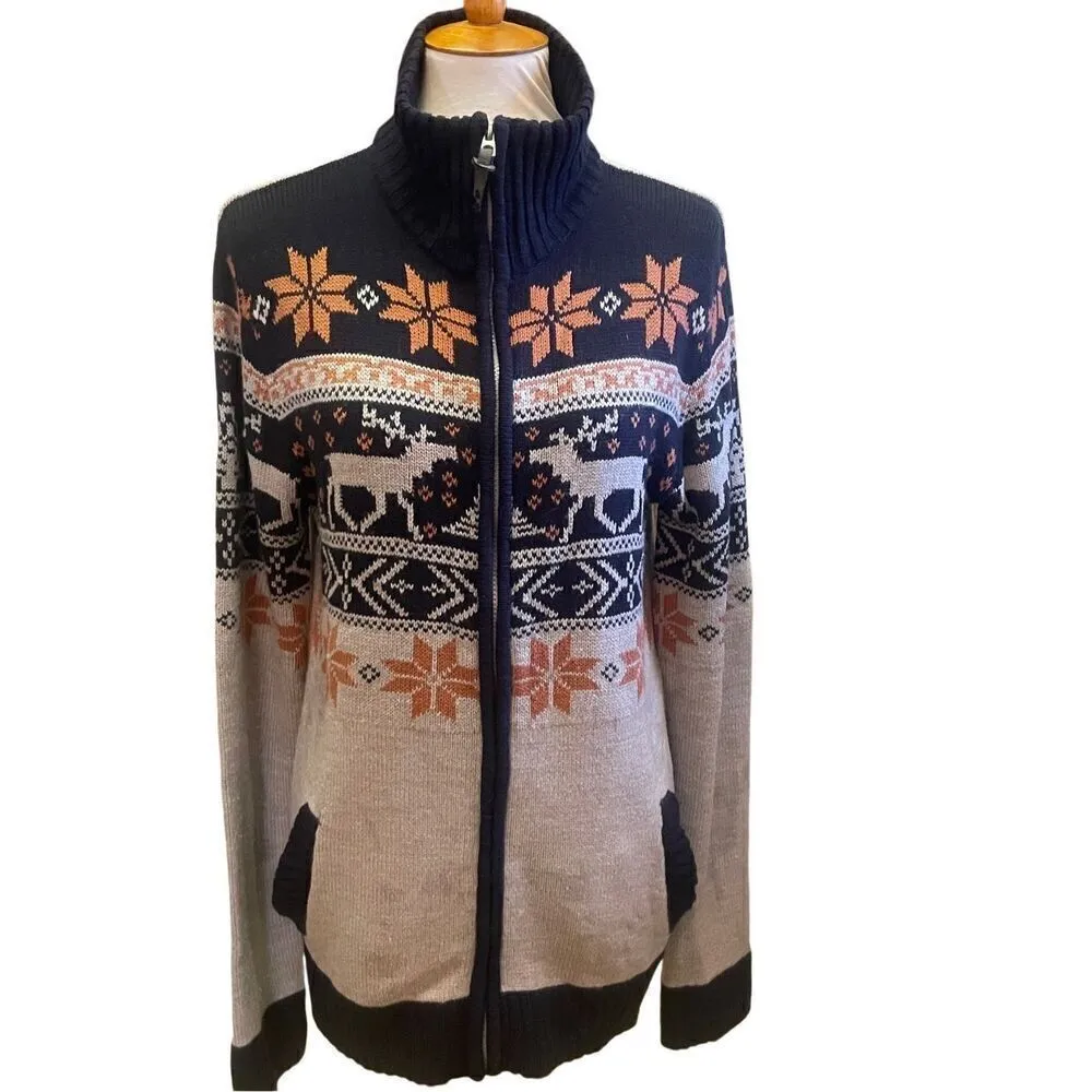 Soul Star Full Zip Mock Collar Multi - Image 3