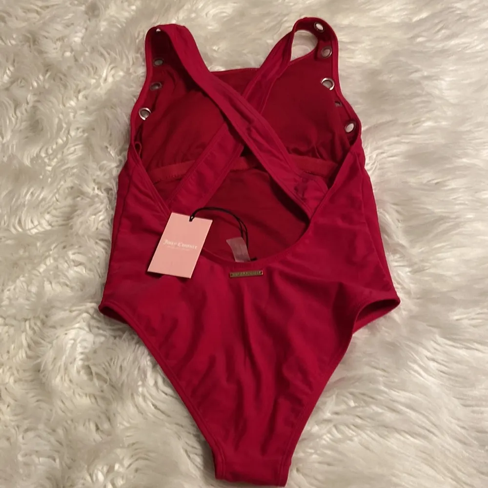 JUICY COUTURE SWIM ONE PIECE SIZE M BRAND NEW WITH TAG COLOR BARBERRY SEE PHOTO - Image 9