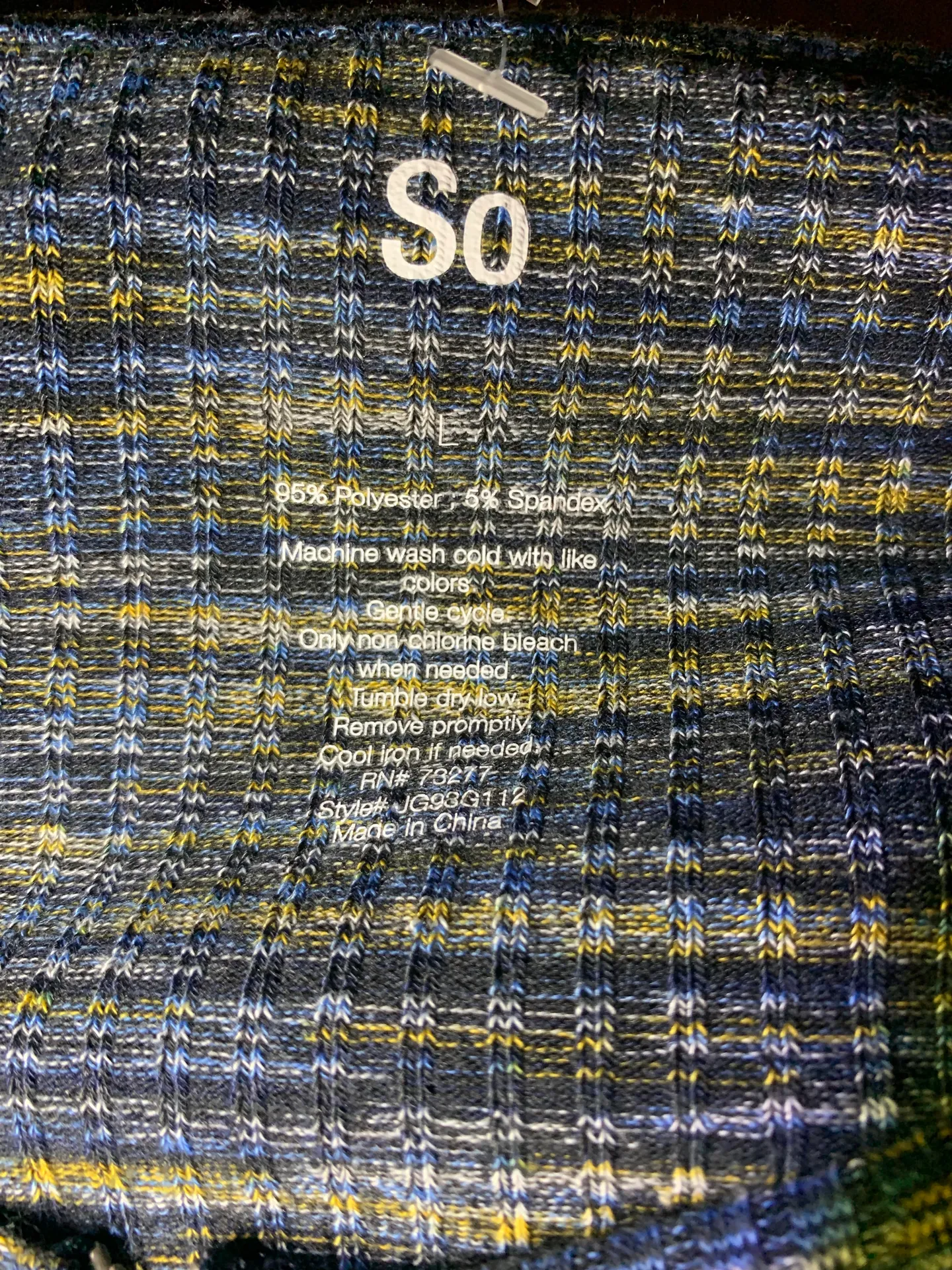 Blue Space Dyed Bodycon Dress - Image 8